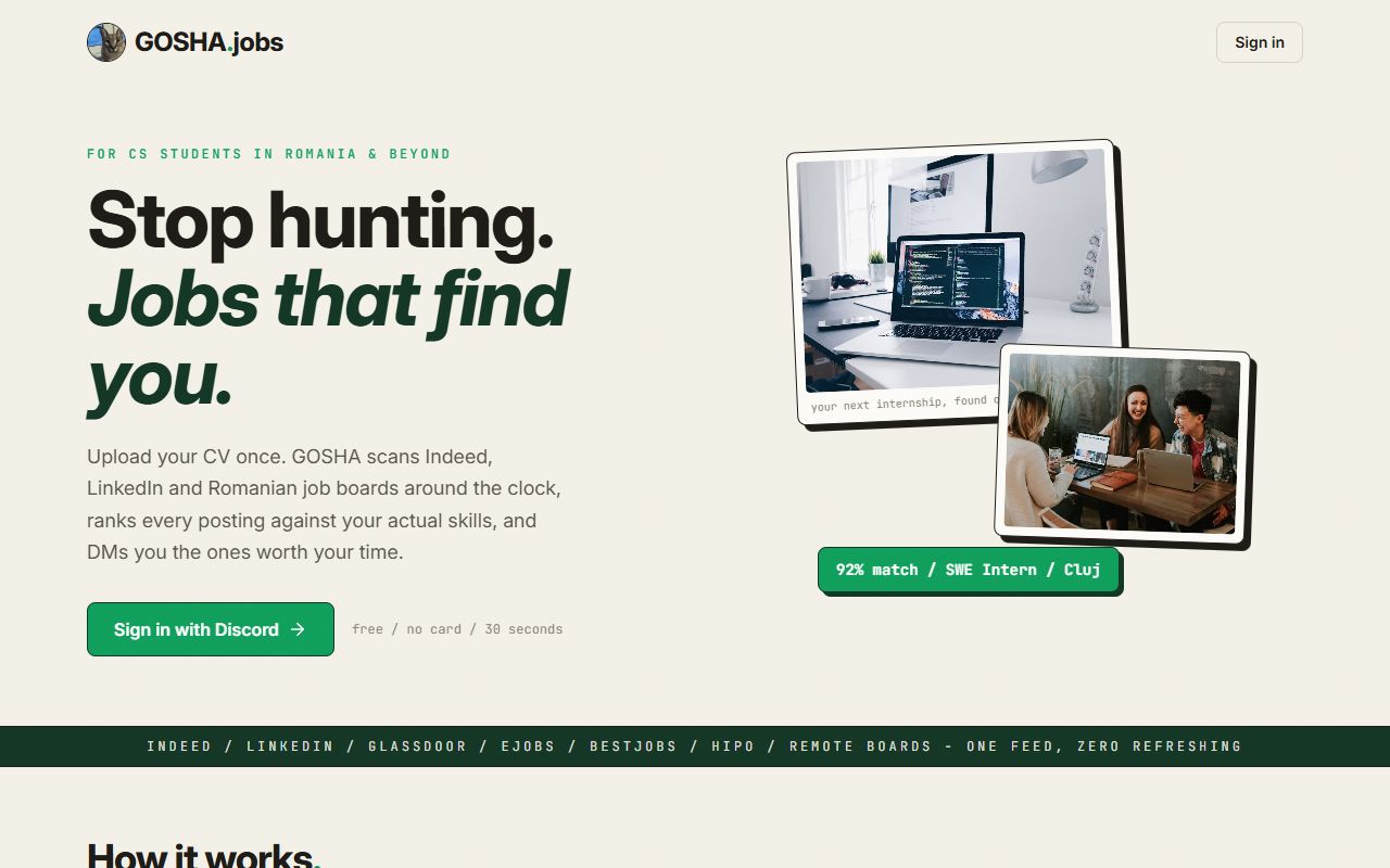 GOSHA Jobs screenshot